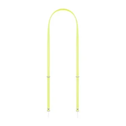 Magnetic Crossbody Woven Phone Lanyard with Adjustable Charm Neck Rope (Yellow )