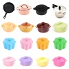 1:12 Dollhouse Miniature Kitchen Utensils Cooking Ware Mini Pot Boiler Pan Doll House Accessories Play Kitchen Toy 1