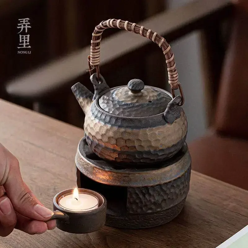Coarse Pottery Warm Tea Stove Japanese-style Handmade