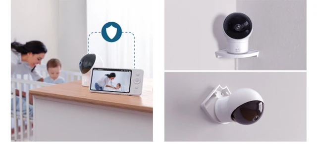 eufy Video Baby Monitor Security Video Camera bebe Audio 720p HD Resolution  110° Security Protection Lullaby Player Night Vision - AliExpress