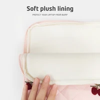 Embroidery Laptop Bag Case Macbook Air/Pro 13 14 15 15.6 16 Inch For Xiaomi Lenovo Dell Notebook Computer Laptop Sleeve Women - Image 3