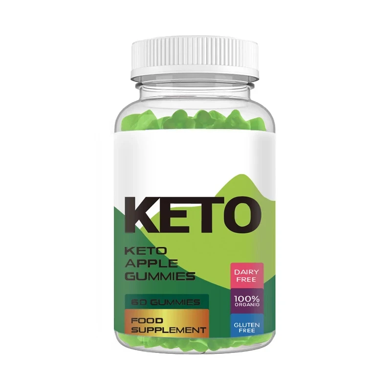 60 capsules KETO Green Apple Gummies Appetite Suppression Energy Reduction Fatigue Muscle Explosion Strong Body