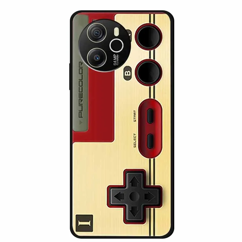 Cartoon Black Silicone Soft TPU Phone Cover - Protective Case