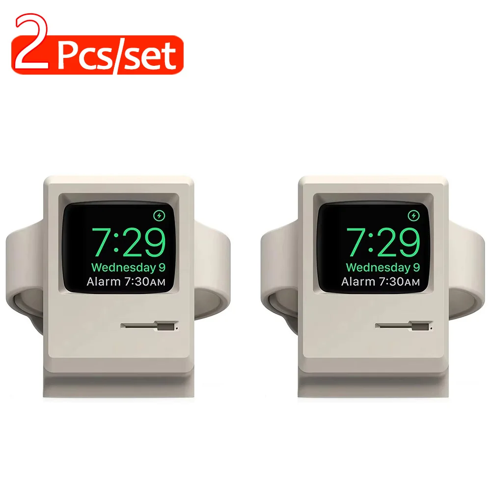 حامل شاحن سيليكون لساعة أبل 7 6 5 4 IWatch 3 2 1 ج...