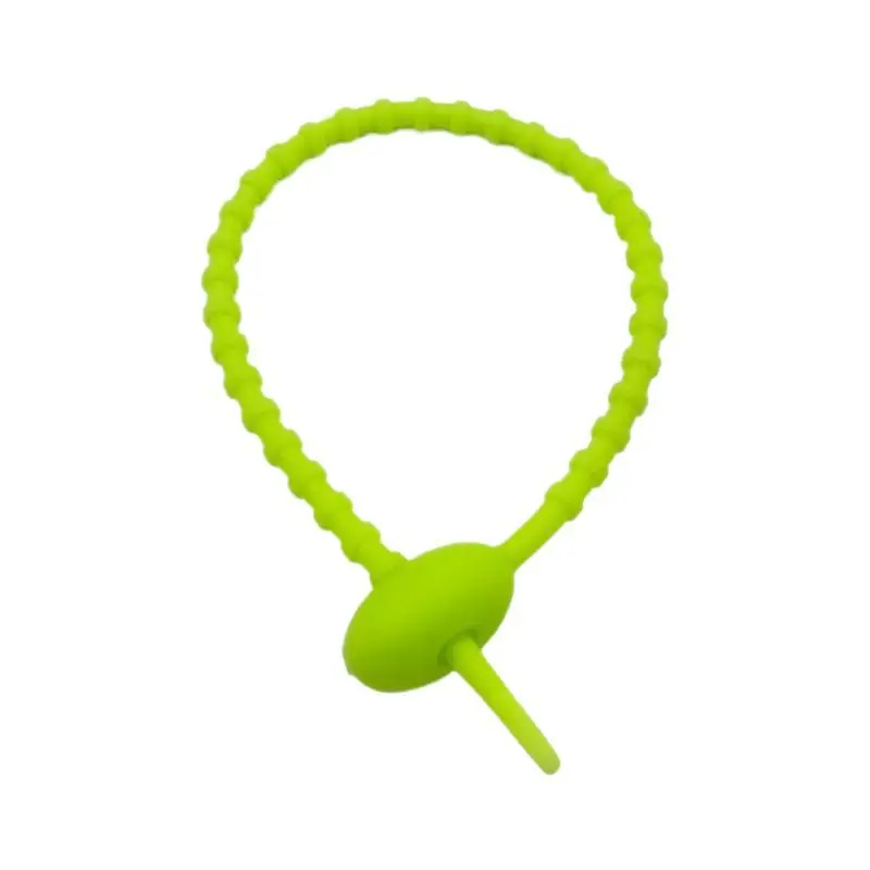Cross-border DIY handmade silicone cable tie jewelry accessories doll keychain lanyard data cable storage winder