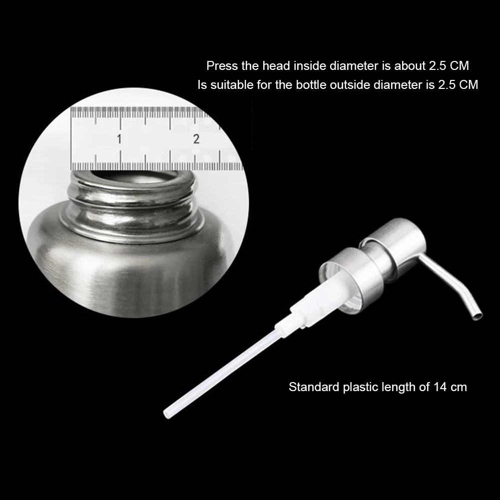Lotion Bottle Dispenser Soap Dispenser Press Head 304 Stainless Steel for Shampoo Shower Gel 88x62mm Bathroom Accessories soap dispenser,soap pump,soap dispenser head,wall mounted dispenser,shower dispenser