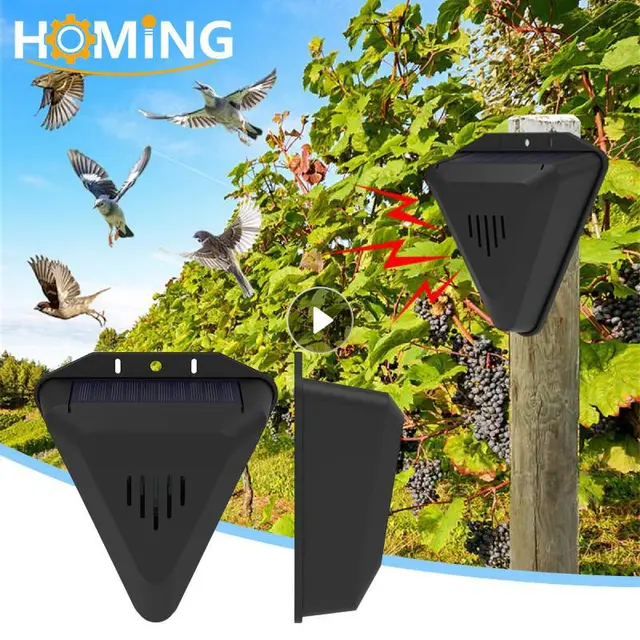 Napenergia Riasztási Madárcsökkentő Állati Visszataszító Kültéri Meghajtó Vadállatok Vízálló Biztonsági Védelmi Kerti Udvari Farm