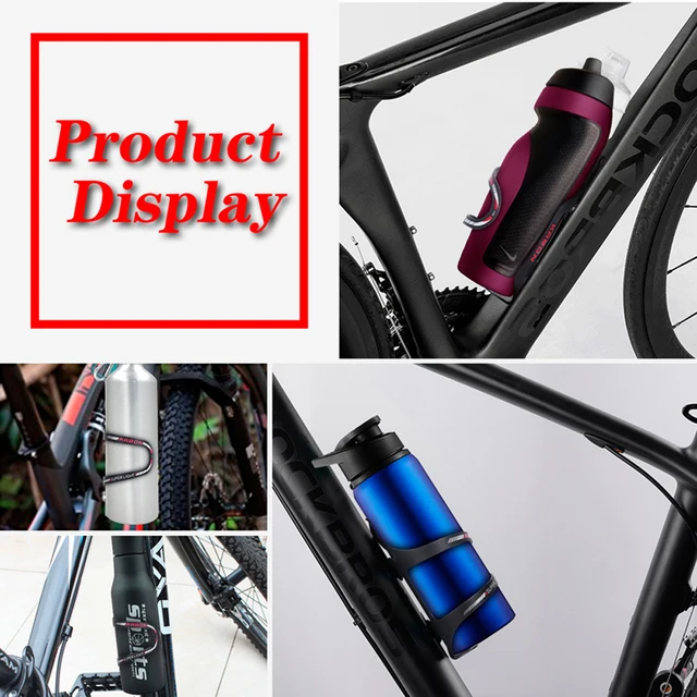 Lightweight Bike Water Bottle Holder, Aluminum Alloy, Side Load Bicycle Cage Brackets for Road Bike, MTB 4
