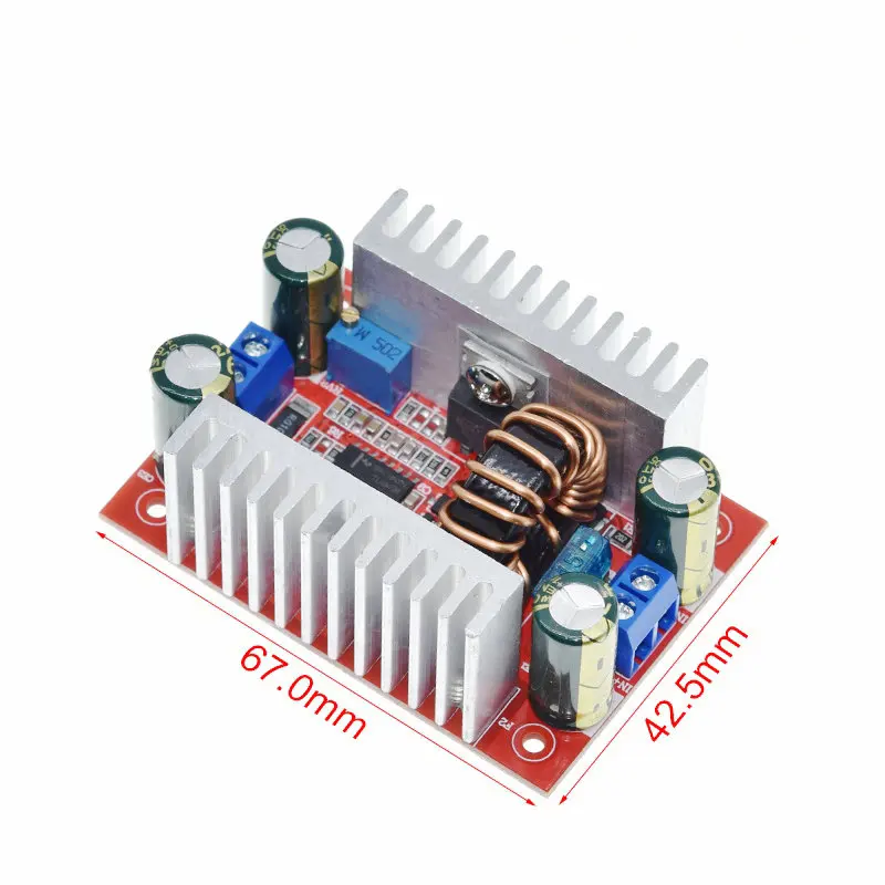 DC 400W 15A 스텝 업 부스트 컨버터, 정전류 전원 공급 장치, LED 드라이버, 8.5-50V  10-60V 전압 충전기, 스텝 업 모듈