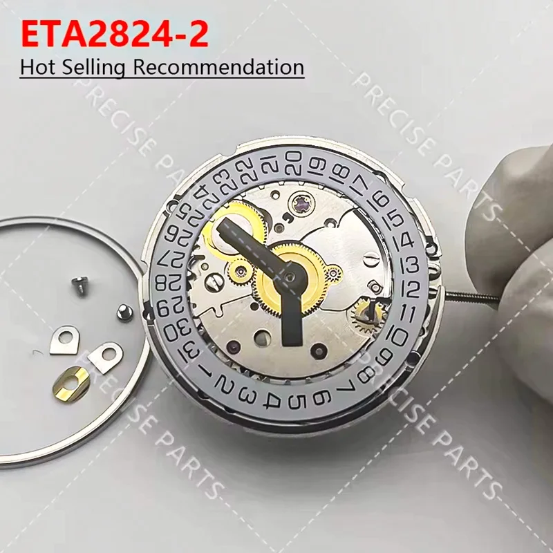 중국 시걸 2824-2 V8 무브먼트 - 업그레이드 버전은 장식 각인이 있는 스위스 ETA2824-2 시계 무브먼트를 대체할 수 있습니다.