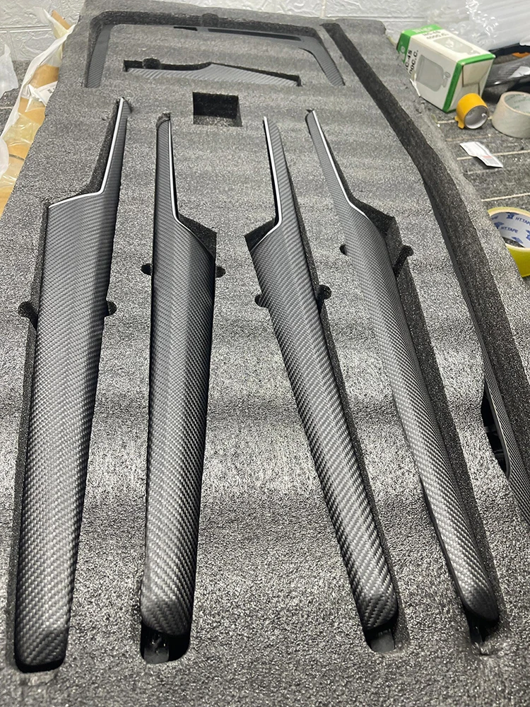 カーボンファイバー風 インテリアパーツセット