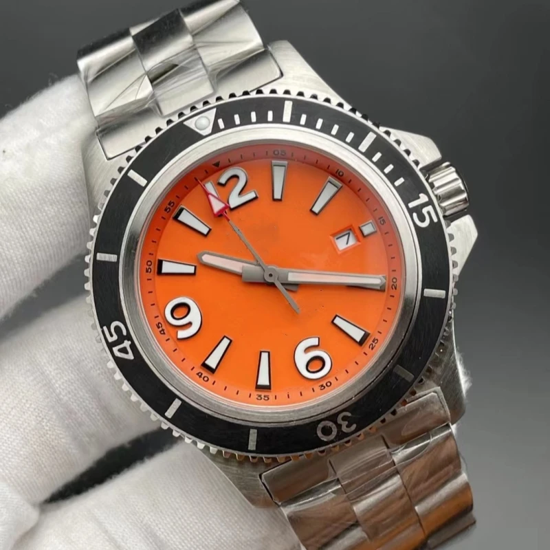 

Men's Luxury Automatic Mechanical Ceramic Ring 46mm Dial Stainless Steel 904L igh-quality Watch AAA