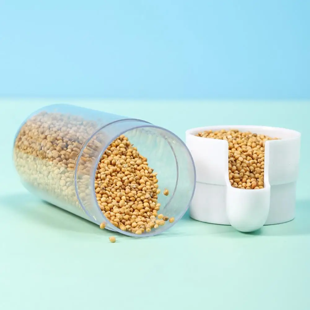 Bird Water Feeder Automatic Drinking Fountain Transparent Container Pet Parrot Hanging Food Dispenser Bird Supplies 5