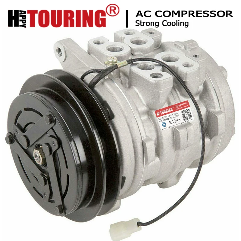 

10P08E A/C Compressor for Kubota M900 M4900 M5700 M6800 M8200 M9000 U35-S2 T0070-87290 T0070-87293 T0070-87020 447200-7443