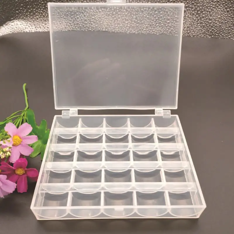 Boite Rangement 25 Canettes 15 Bobines Canette 20x11 Mm