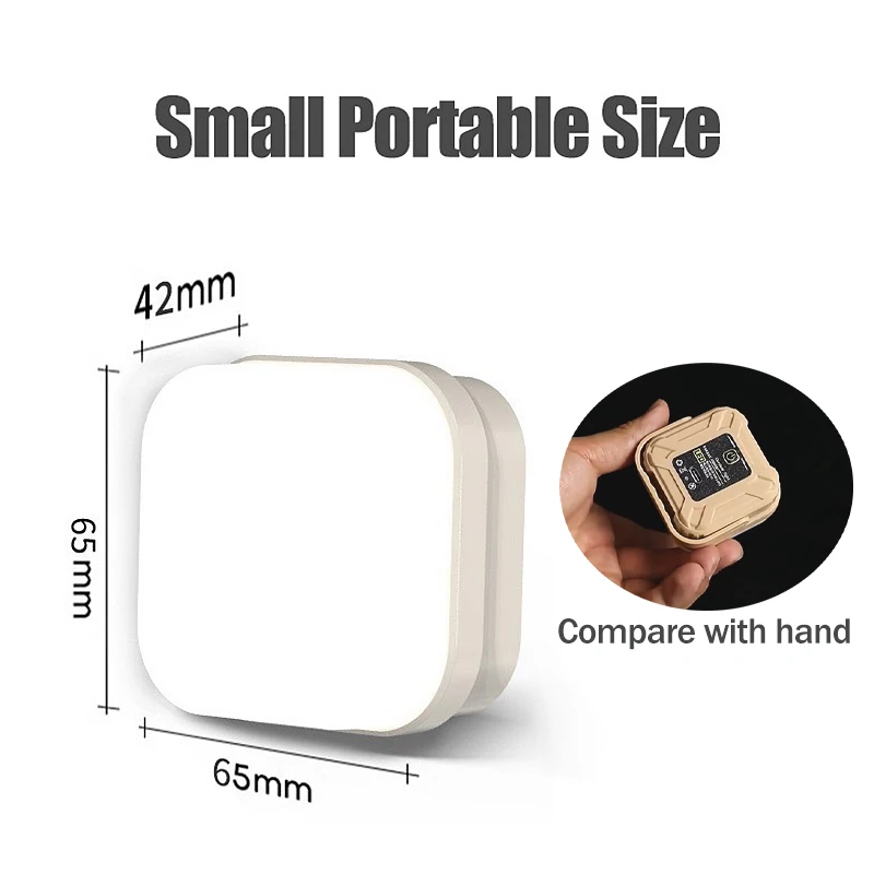 Rechargeable Portable LED Camping and Emergency Light with SOS Mode