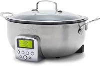 6QT Electric Skillet, Sear Saute Stir-Fry Cook Rice, Healthy Ceramic Nonstick, Dishwasher Safe Parts, Easy-to-use LED Display 1
