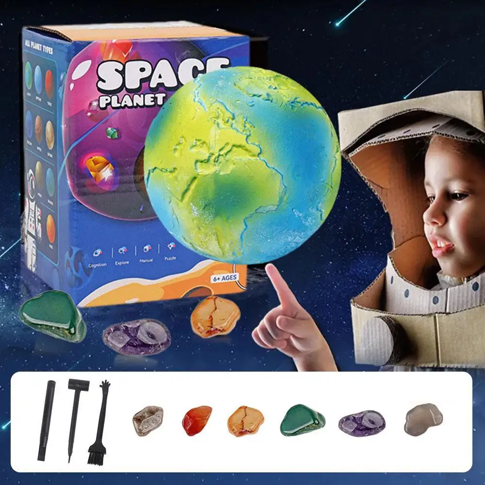 

Children's Archaeology Digging Treasure Planet Gem Ore Exploration Of The Solar System Mining Science Kids Educational Toys