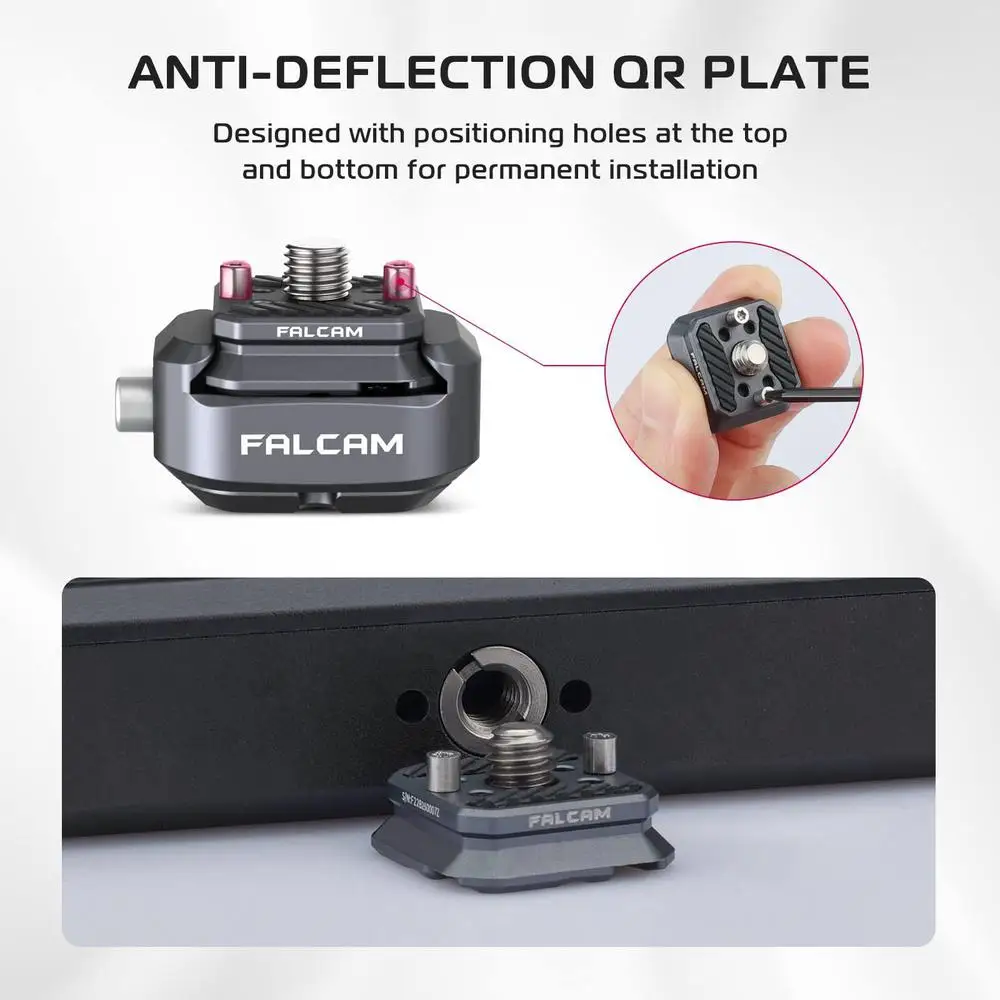 FALCAM F22A4403/F224404/F224402 Quick Release System Plate 1/4'' to Nikon Canon