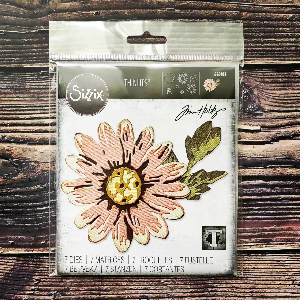 

Sizzix 666283 Thinlits Die Set 7PK - Blossom by Tim Holtz