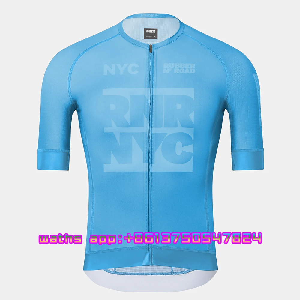 RUBBER N'ROAD Summer Cycling Clothing tops MTB Bike Clothes  Maillot Ropa Ciclismo Man Cycling Bicycle Suit 4