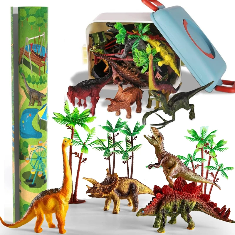 Dinosaur Toys for Kids 3-5, Realistic Jurassic Dinosaurs Figures