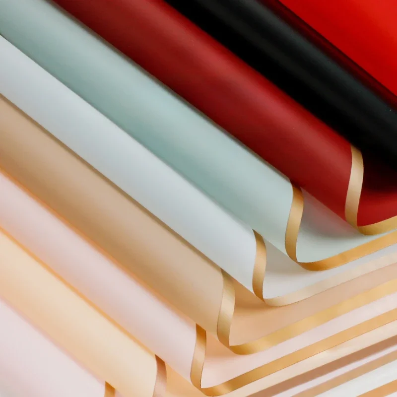 

Упаковочная бумага для цветов в Пномпене, водостойкий букет для украшения тумана, желе-пленка, бумага для цветочного магазина, упаковочные материалы для цветов