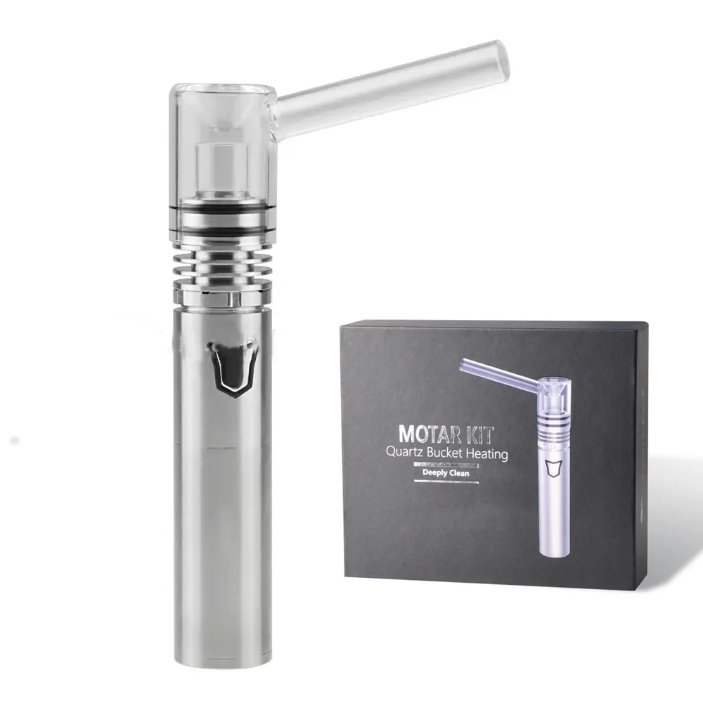 Longmada Motar Wax Dab Vape Pen Starter Kit with Quartz Bucket Heating