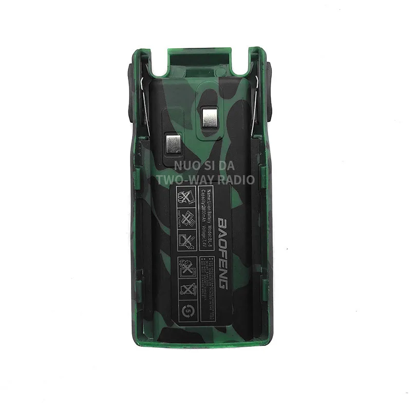 Baofeng UV-82 Camouflage Walkie Talkie Li-ion Battery 2800mAh Compatible Wth UV82 UV-8D UV-82HP UV-82X UV-82C UV-82L 2Way Radios 5
