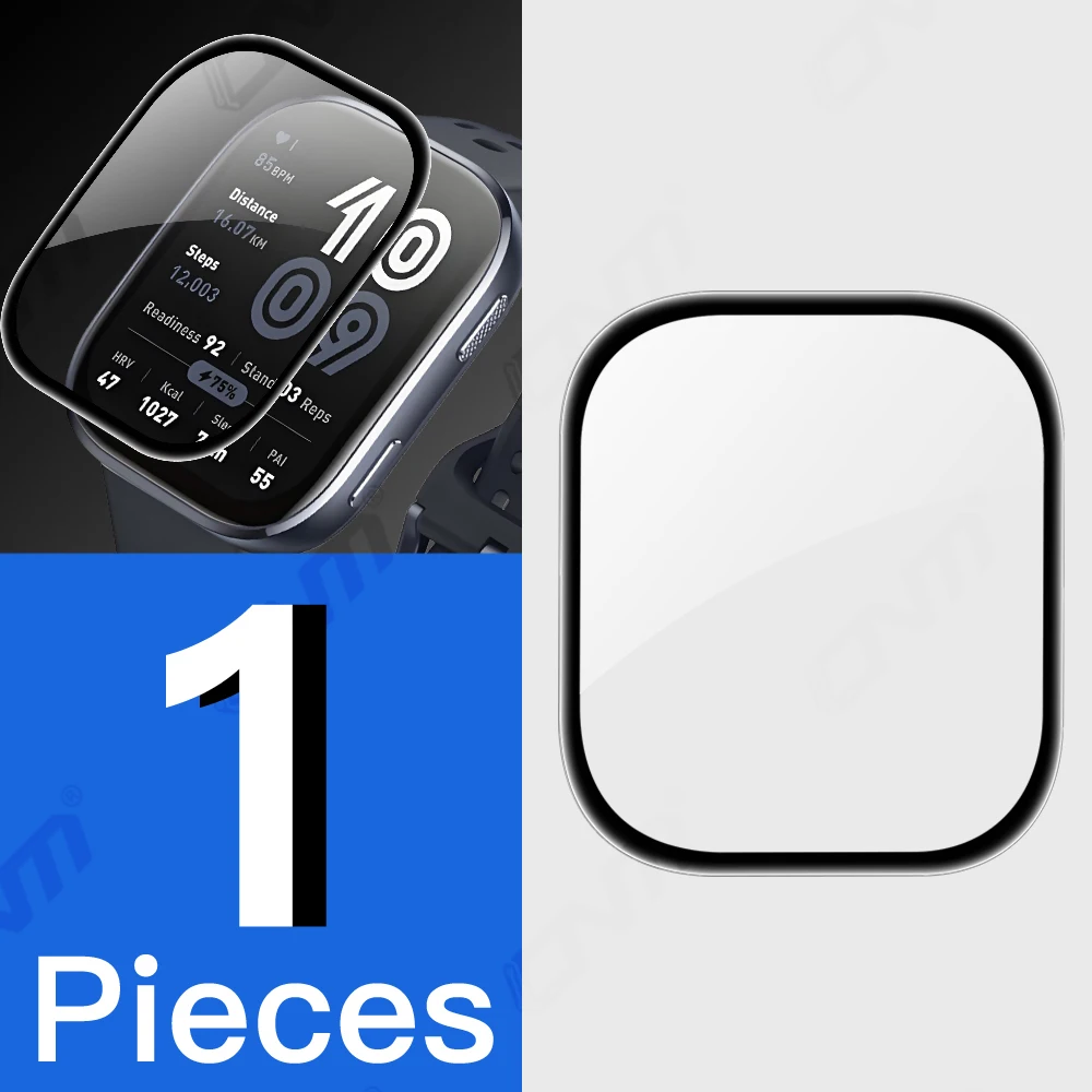 3D захисна плівка для Amazfit Bip 6, повне покриття, 99% чіткість HD, захист від подряпин, без бульбашок, аксесуари