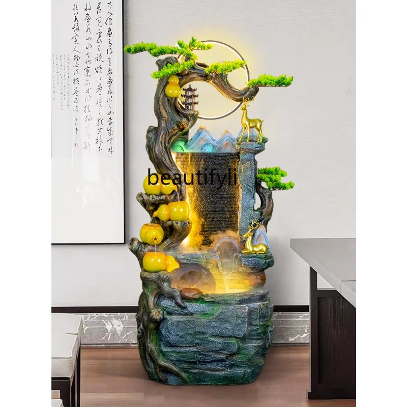 

Водная Тыква для гостиной, украшение для коридора, украшение для пола, петля, увлажнитель воздуха для рыбного пруда в помещении