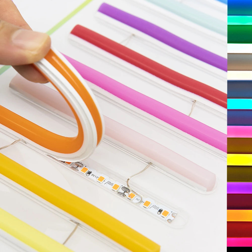 6mm 8mm 12mm S Bendable Separate Newly Flexible Silicone Neon Strip RGB