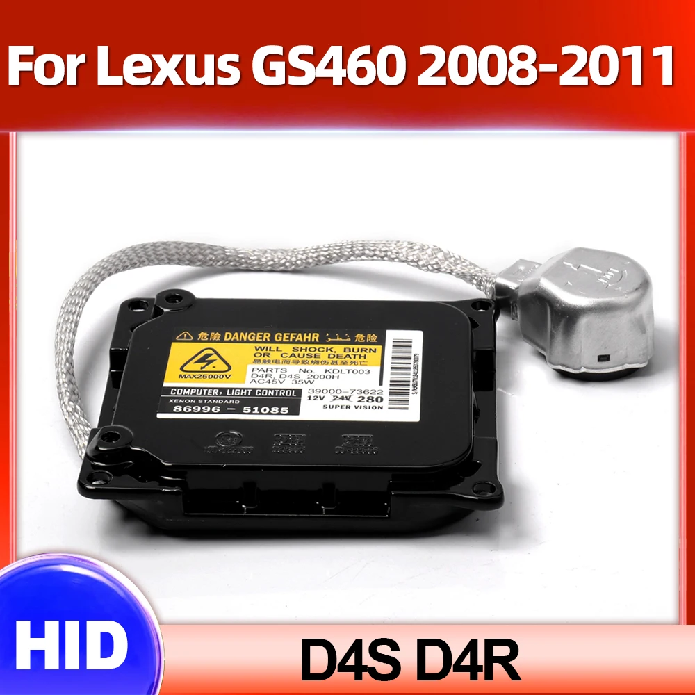 

D4S D4R HID Xenon Headlight Control Unit Ballast OEM 86996-51085 Xenon Lights Ballast For Lexus GS460 2008 2009 2010 2011