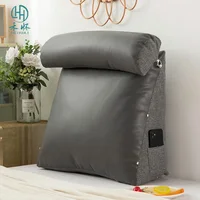 Bed Triangular Cushion Chair Bedside Lumbar Chair Backrest Lounger Lazy Office Chair Living Room Reading Pillow Household Decor 1