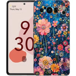 Abstract Flower Market Shockproof Soft TPU Phone Case Cover - Google Pixel 9 (A1)
