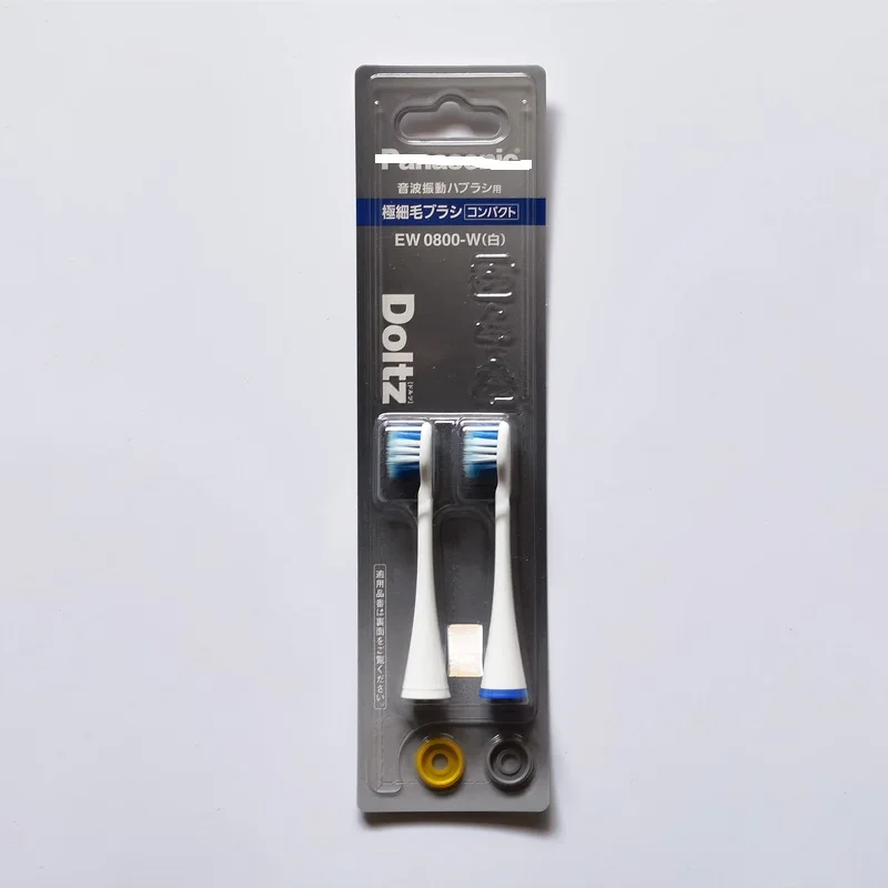 2PCS Brush Heads WE0800-W for Panasonic Toothbrush EW-CDL2 EW-CDP33 EW-CDP34 EW-CDP51 EW-DA21 EW-DA41 EW-DL11 EW-DL2 Oral Clean
