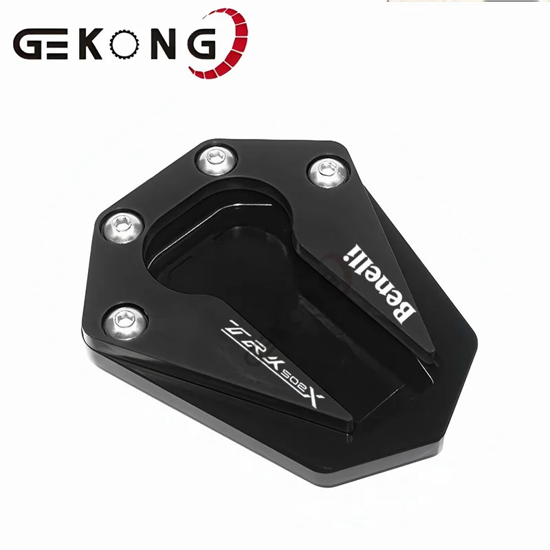 Motorcycle CNC Kickstand Side Stand Extension Pad Support Plate - Enhanced Stability