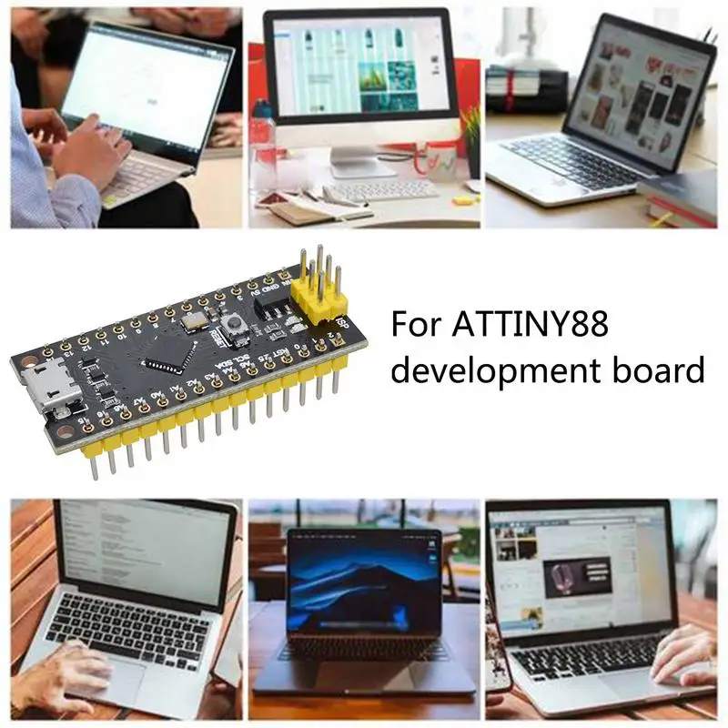 ATTINY88 개발 보드 마이크로 컨트롤러 프로세서, 16.0Mhz 마이크로 컨트롤러, 500ma 5V 레귤레이터, 지지대 IDE 1.0