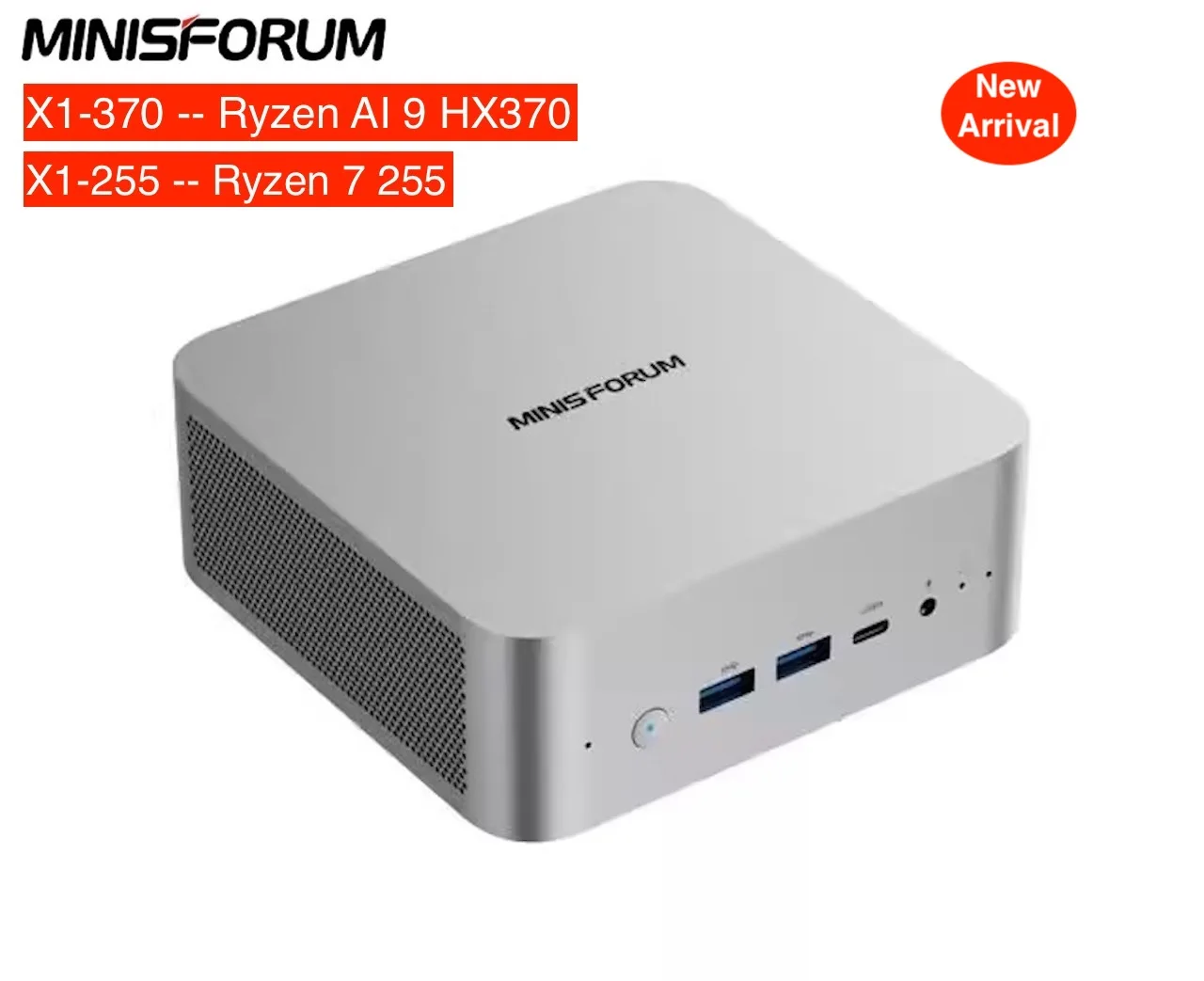 「Minisforum AI X1」 Ryzen 5 255搭載ミニPC 美品 Amazon.com: MINISFORUM AI X1-255 Mini PC AMD Ryzen 7 255 (8C