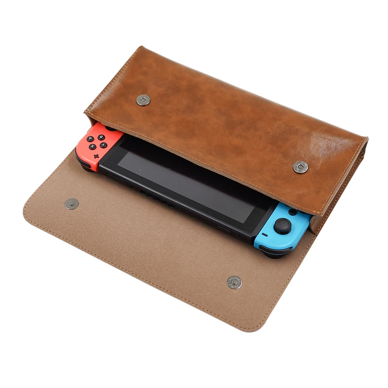 Reinforced PU Leather Durable & Shockproof Protective Case Sleeve Bag - Lightweight Accessory Kit
