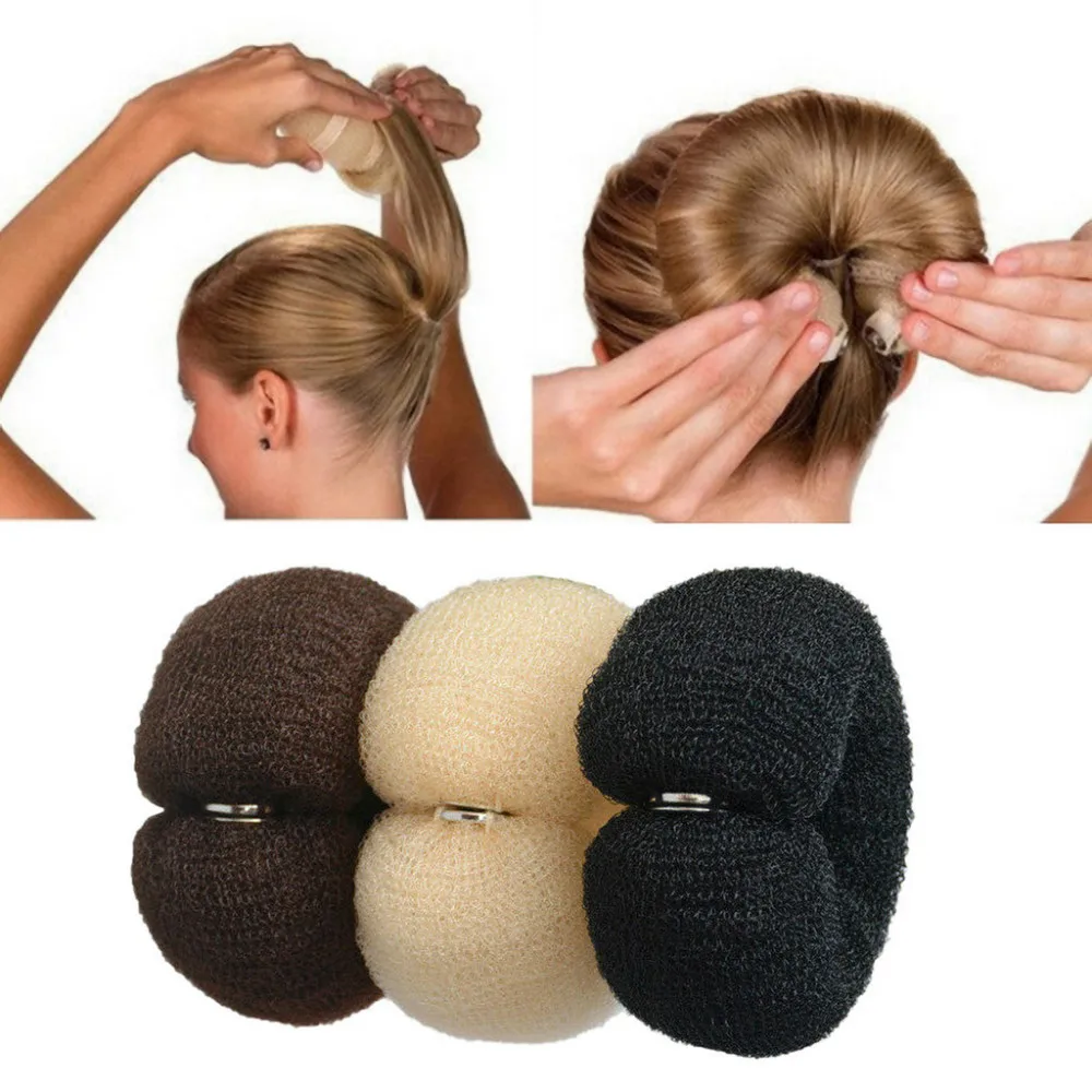 

Fashion Hair Bun Maker Donut Magic Foam Sponge Easy Big Ring Hair Styling Tools Hairstyle Hair Accessories For Girls Women