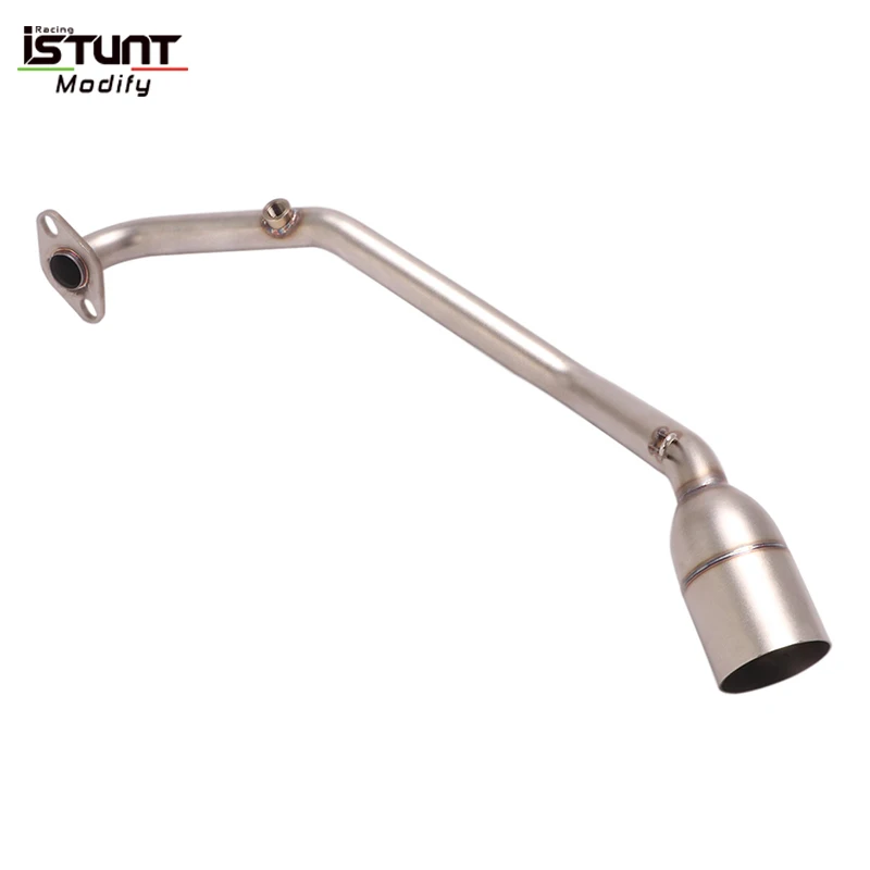 Slip On For Honda PCX125 PCX150 PCX 125 150 2021 2022 Motorcycle Exhaust System Front Link Pipe Escape Moto Muffler With Sensor - Image 6