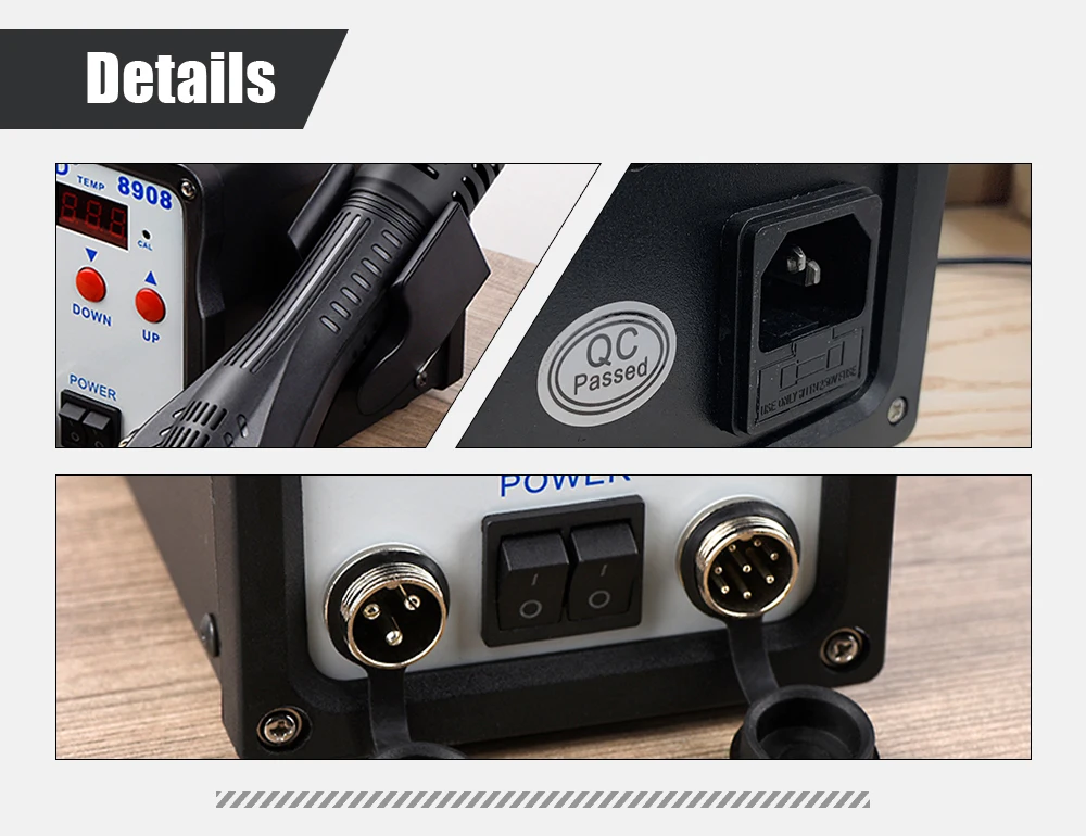 Soldering Iron Hot Air Soldering Station DIY Digital Rework Station Phone Repair