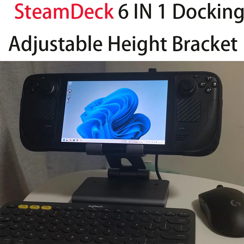 Syntech 6-in-1 Steam Deck Docking Station review: Proof that you should  show off your curves