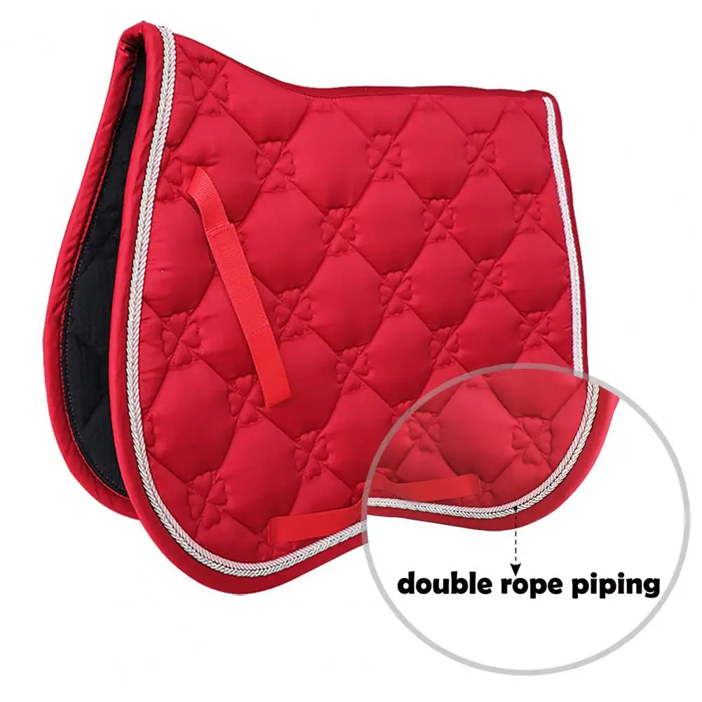 Breathable Saddle Pad Soft Wear Resistant Contoured Saddle Pad for Correction Support Classic Contour Replacement for Enhanced