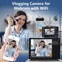 64MP 4K Digital Camera 180° Flip Screen 18X Zoom Selfie Vlog Camcorder Wide Angle Macro UHD Video Camera Livestream WiFi Webcam - Image 4
