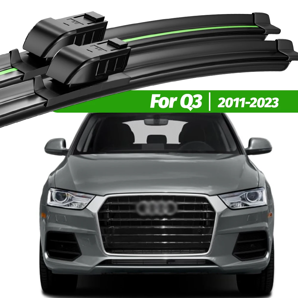 

For Audi Q3 8U F3 2011-2023 2pcs Front Windshield Wiper Blades 2012 2014 2015 2016 2019 2020 2021 Windscreen Window Accessories