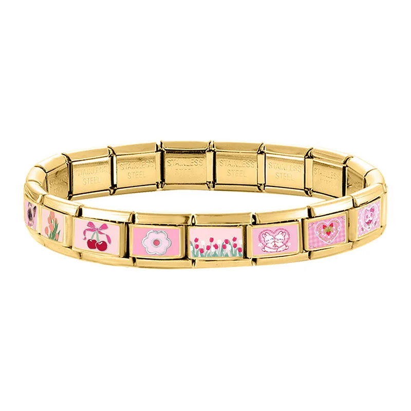 Y2K Italian charm link 9mm detail