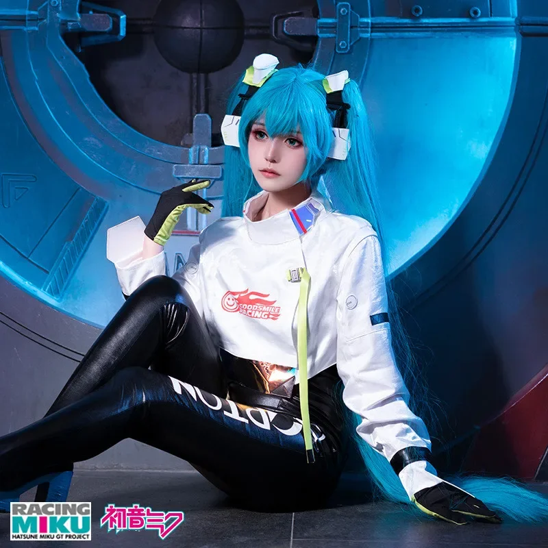 

Miku 2022 Halloween carnival outfit Racing ver cosplay costume Miku racing suit cute royal sister cosplay costume