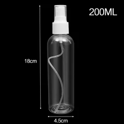 Portable Clear Plastic Spray Bottle for Garden Watering and Plant Care (200ml)